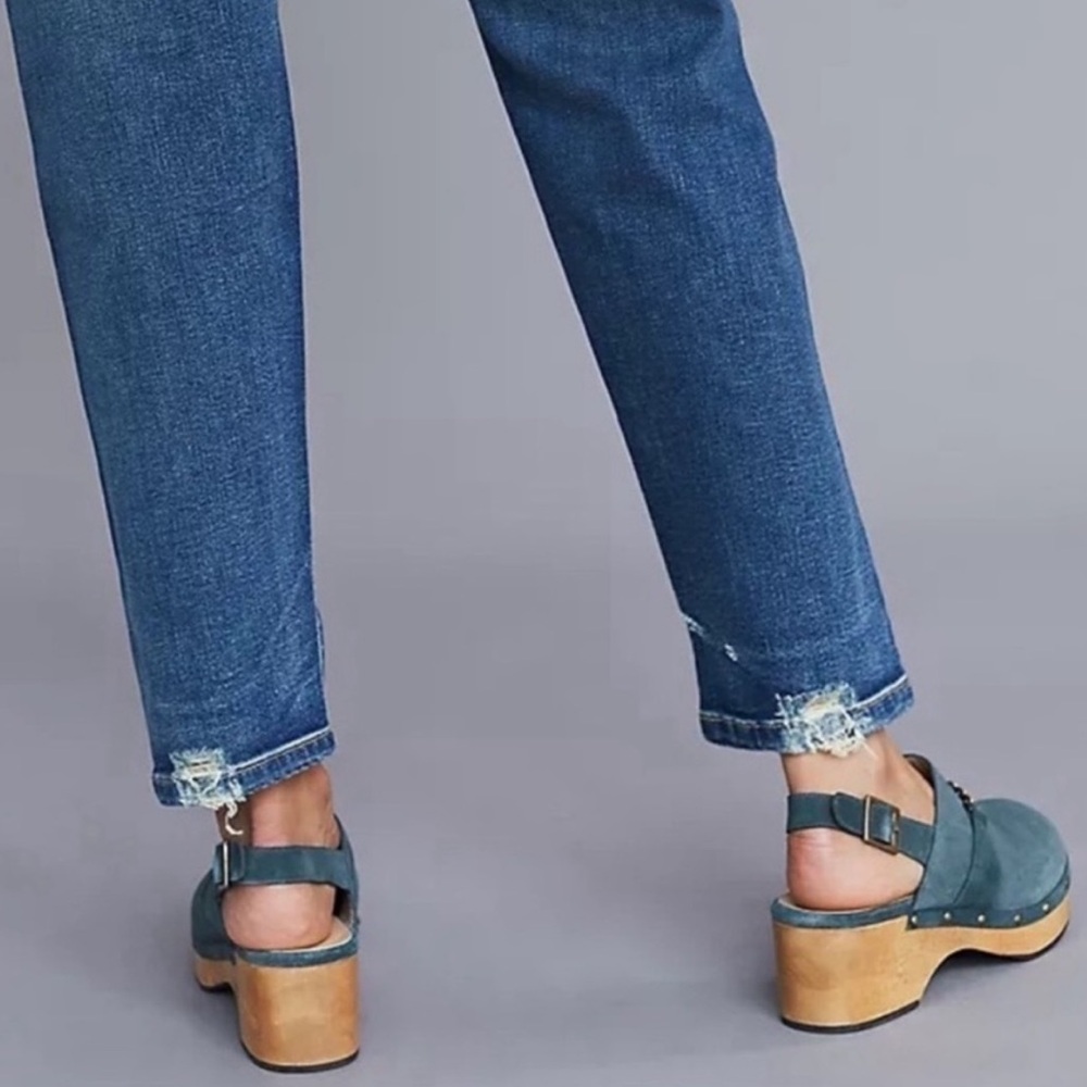 Anthropologie Pilcro Selvedge Boyfriend Jeans Size 32 Blue Relaxed Denim Plus - Picture 5 of 8